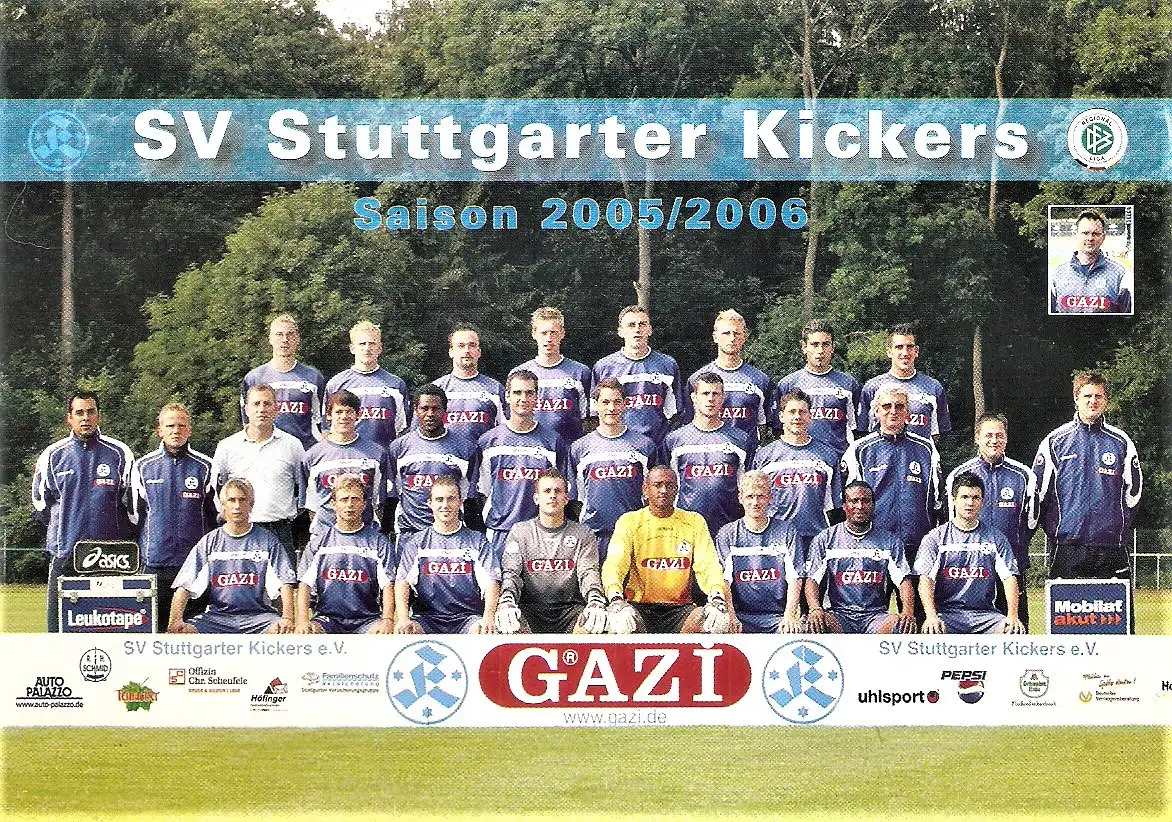Ansichtskarte Deutschland - Stuttgart / Fussball Mannschaft SV Stuttgarter Kickers - Saison 2005/2006 (2111)