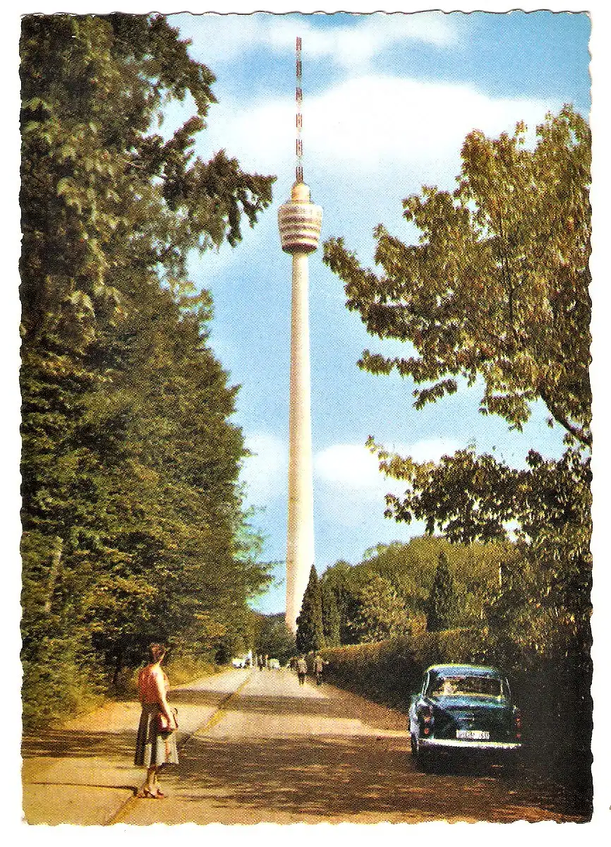 Ansichtskarte Deutschland - Stuttgart / Fernsehturm (2126)