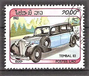 Briefmarke Laos Mi.Nr. 654 o TEMBAL ’83 / Maybach