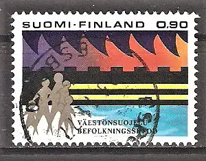 Briefmarke Finnland Mi.Nr. 813 o Bevölkerungsschutz 1977