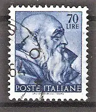 Briefmarke Italien Mi.Nr. 1091 o Köpfe aus dem Fresko von Michelangelo Buonarroti 1961 / Prophet Sacharja