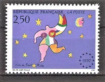 Briefmarke Frankreich Mi.Nr. 2924 ** Europäischer Binnenmarkt 1992