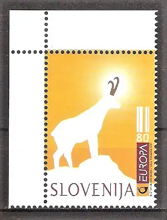 Briefmarke Slowenien Mi.Nr. 186 ** Europa CEPT 1997 - Sagen und Legenden / Das Goldhorn (Volksmärchen)