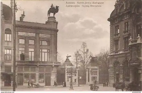 Ansichtskarte Belgien - Antwerpen / Eingang des Tierparks 1918 (251)