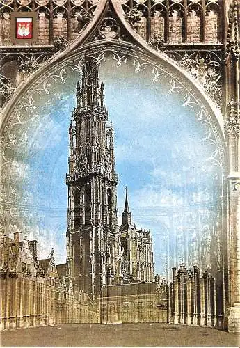 Ansichtskarte Belgien - Antwerpen / Kathedrale (1465)