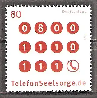 Briefmarke BRD Mi.Nr. 3627 ** TelefonSeelsorge 2021