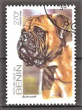 Briefmarke Benin Mi.Nr. ---- o Bullmastiff
