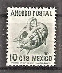Briefmarke Mexiko Postsparmarke Mi.Nr. 4 ** Sparschwein 1955