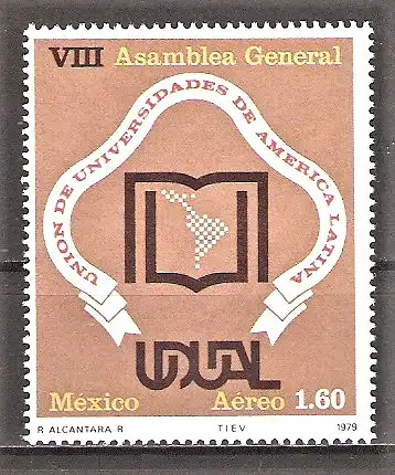 Briefmarke Mexiko Mi.Nr. 1655 ** 8. Generalversammlung der Union der Lateinamerikanischen Universitäten 1979