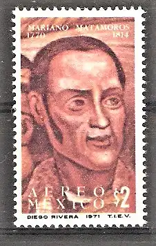 Briefmarke Mexiko Mi.Nr. 1349 ** 200. Geburtstag von Mariano Matamoros 1971 / Freiheitskämpfer