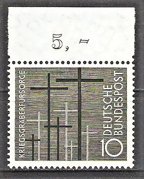 Briefmarke BRD Mi.Nr. 248 ** OBERRAND Kriegsgräberfürsorge 1956 / Kreuze