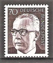 Briefmarke BRD Mi.Nr. 641 ** 70 Pf. Heinemann 1970