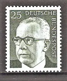 Briefmarke BRD Mi.Nr. 689 ** 25 Pf. Heinemann 1971