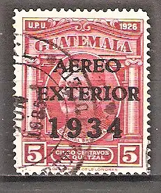 Briefmarke Guatemala Mi.Nr. 273 o Flugpostmarke für den Auslandsverkehr 1934