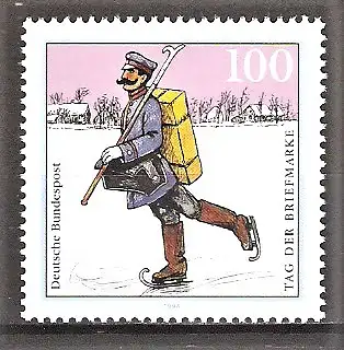 Briefmarke BRD Mi.Nr. 1764 ** Tag der Briefmarke 1994 / Postzusteller im Spreewald um 1900