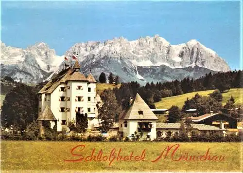 Ansichtskarte Österreich - Kitzbühel / Schloßhotel Münichau (1601)