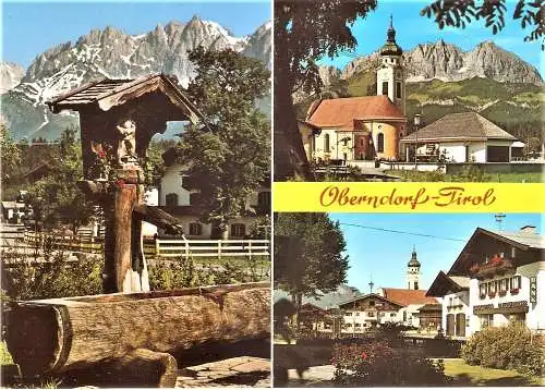 Ansichtskarte Österreich - Oberndorf am Wilden Kaiser / Ortsansichten (1602)