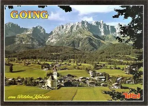 Ansichtskarte Österreich - Going am Wilden Kaiser / Ortsansicht (1604)