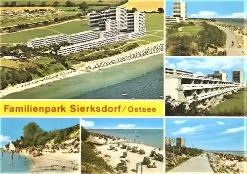 Ansichtskarte Deutschland - Familienbad Sierksdorf / Ostsee - Mehrbildkarte (1664)