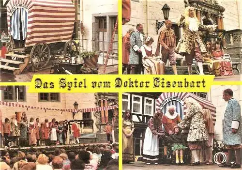 Ansichtskarte Deutschland - Hannoversch Münden / Das Spiel vom Doktor Eisenbart (1674)