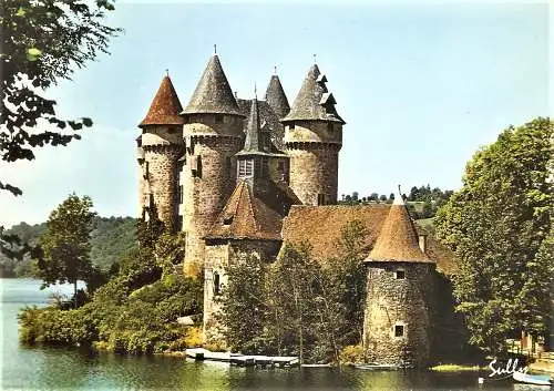 Ansichtskarte Frankreich - Lanobre / Château de Val (1821)