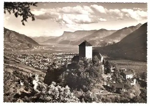 Ansichtskarte Italien - Merano - Meran / Brunnenburg und Schloss Tirol (2646)
