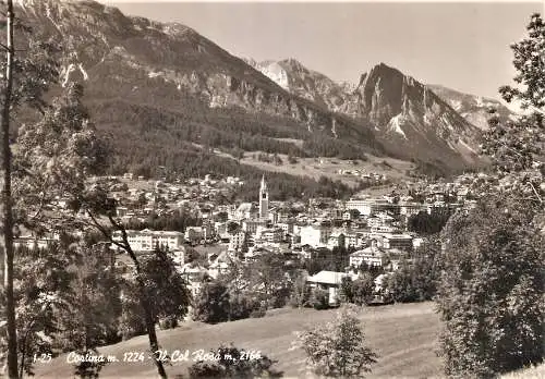 Ansichtskarte Italien - Cortina d’Ampezzo / Ortsansicht - Il Col Rosá (2069)