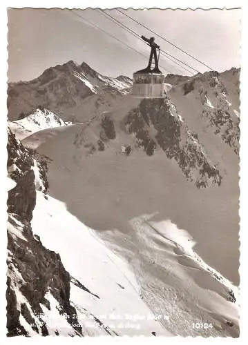 Ansichtskarte Österreich - St. Anton am Arlberg / Vallugabahn mit Hoher Riffler und Walfagehrjoch (2514)