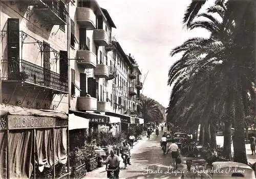 Ansichtskarte Italien - Finale Ligure / Viale delle Palme (2512)