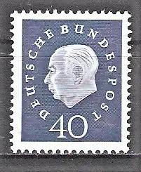 Briefmarke BRD Mi.Nr. 300 ** 40 Pf. Bundespräsident Theodor Heuss 1959