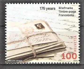 Briefmarke Schweiz Mi.Nr. 2416 ** 175 Jahre Briefmarken 2015
