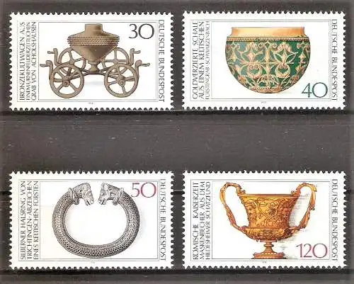 Briefmarke BRD Mi.Nr. 897-900 ** Archäologisches Kulturgut 1976 / Kompletter Satz !