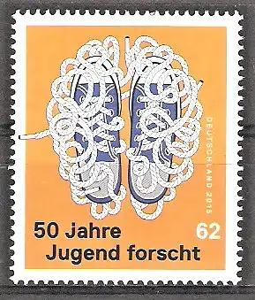 Briefmarke BRD Mi.Nr. 3160 ** 50 Jahre Wettbewerb „Jugend forscht“ 2015