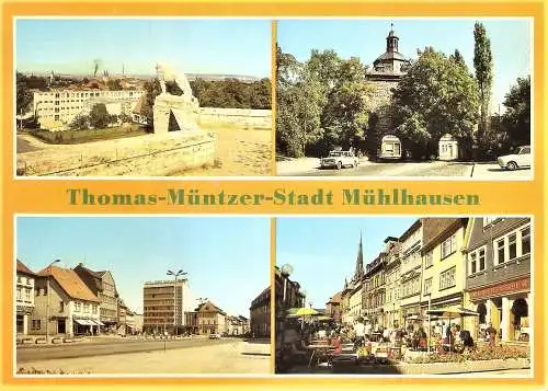 Ansichtskarte Deutschland - Thüringen - Mühlhausen (DDR) / Thomas-Müntzer-Stadt Mühlhausen (2114)