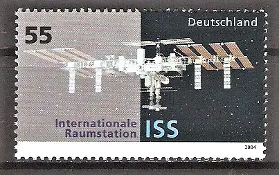 Briefmarke BRD Mi.Nr. 2433 ** Internationale Raumstation ISS 2004