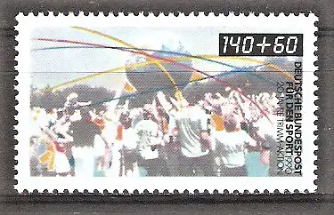 Briefmarke BRD Mi.Nr. 1450 ** Sporthilfe 1990 - Beliebte Sportarten / 20 Jahre Trimm-Dich-Aktion