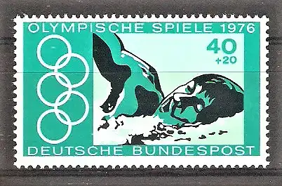Briefmarke BRD Mi.Nr. 886 ** Olympische Sommerspiele Montreal 1976 / Freistilschwimmen