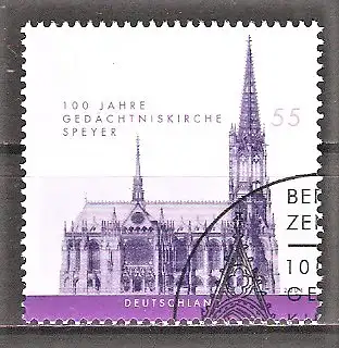 Briefmarke BRD Mi.Nr. 2415 o 100 Jahre Gedächtniskirche Speyer 2004