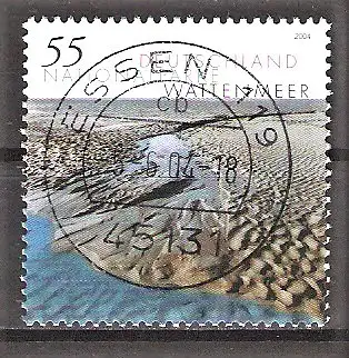 Briefmarke BRD Mi.Nr. 2407 o Vollstempel Essen / Nationalparks im Wattenmeer 2004