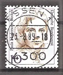 Briefmarke BRD Mi.Nr. 1359 o Vollstempel Essen / Paula Modersohn-Becker 1988 - Malerin