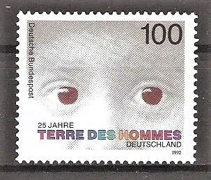 Briefmarke BRD Mi.Nr. 1585 ** 25 Jahre Kinderhilfsorganisation „Terre des Hommes Deutschland“ 1992