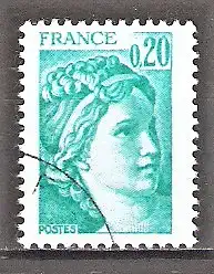 Briefmarke Frankreich Mi.Nr. 2085 o Sabinerin 1978