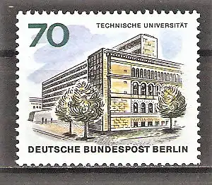 Briefmarke Berlin Mi.Nr. 261 ** Das neue Berlin 1965 / Technische Universität Berlin-Charlottenburg