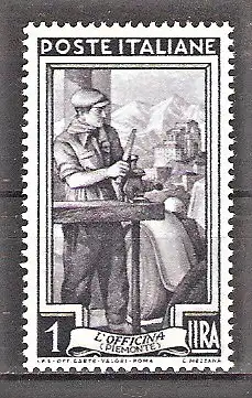 Briefmarke Italien Mi.Nr. 927 ** Das neue Italien an der Arbeit 1955 / Automechaniker, San Michele (Piemont)