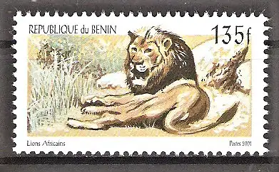 Briefmarke Benin Mi.Nr. 1324 ** Löwe (Panthera leo)