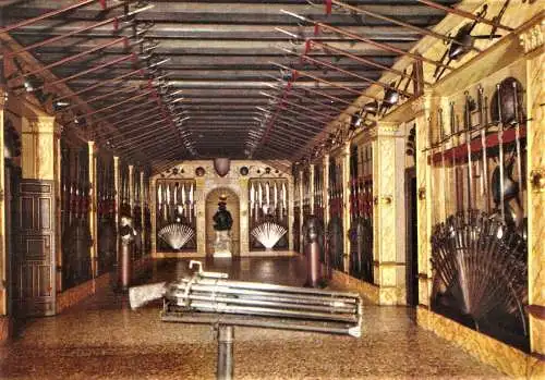 Ansichtskarte Italien - Venedig / Palazzo Ducale - Waffensaal - Morosini Saal (1848)