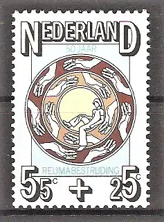 Briefmarke Niederlande Mi.Nr. 1082 ** 50 Jahre Niederländische Vereinigung zur Bekämpfung des Rheumatismus 1976