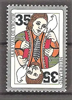 Briefmarke Niederlande Mi.Nr. 1055 ** Internationales Jahr der Frau 1975