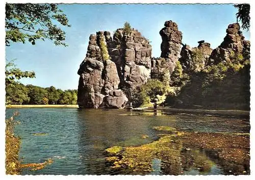 Ansichtskarte Deutschland - Horn-Bad Meinberg / Die Externsteine im Teutoburger Wald (2072)