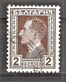 Briefmarke Bulgarien Mi.Nr. 211 o Zar Boris III. 1928